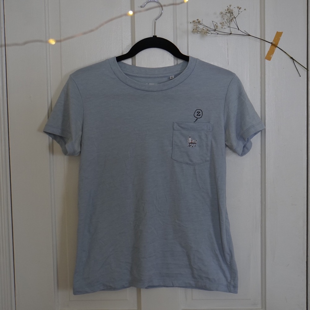 peanuts/snoopy pocket tee